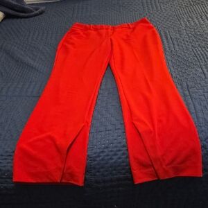 NWT WORTHINGTON LADIES VIBRANT RED DRESS TROUSERS-SIZE 8